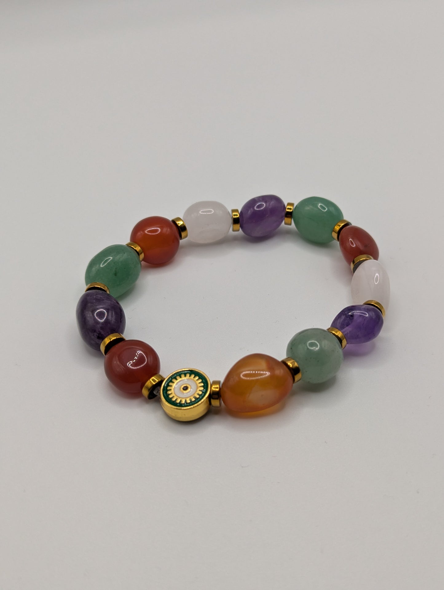Mixed Gemstone Bracelet | Handcrafted Multi-Natural Stone