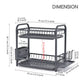 Dish drying drainer rack